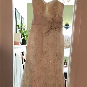 Custom made wedding dress